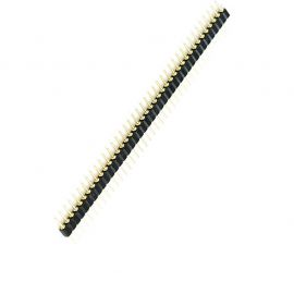 Single Row Round Pin Male Header (2.54mm Pitch)