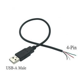USB-A Male to 4-Pin Extension Cable 20cm