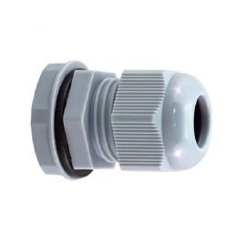 RS Pro: Grey Nylon Cable Gland, M20 Thread, 8mm Min, 12mm Max, IP68 - 210-1327