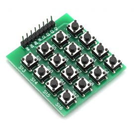 Arduino Tactile Push Button Switch Keypad 4X4 Matrix - MD-02155 ...