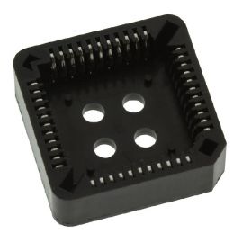 MultiComp: IC Component PLCC Socket, 44 Contacts, 2.54mm, Phosphor Bronze - MC-44PLCC