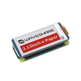 Waveshare: E-Paper LCD HAT for Raspberry Pi 2.13inch, Red/Black/White, SPI 250x122 - 13448