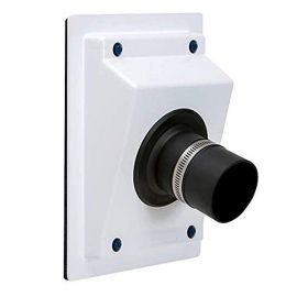 Airex: Titan GS30 White 1/2" Wall Outlet and Insulation w/ White 6ft E-Flex Guard - TGS-650W72EW