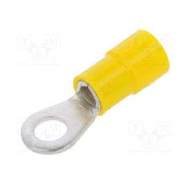 BM Group: Insulated Ring Terminal Lug Thimble for Cable M5; Ø:5.2mm; 4÷6mm2; Crimped; 130°C - BM00325