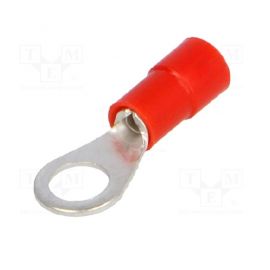 BM Group: Insulated Ring Terminal Lug Thimble for Cable M5; Ø:5.2mm; 0.25÷1.5mm2; Crimped - BM00125