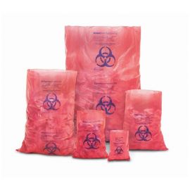 Fisherbrand: Autoclavable Biohazard Waste Bag Red Polypropylene 37"x48" - 01-828-E