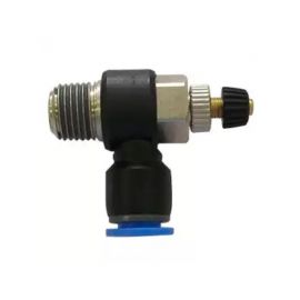 Easun: Flow Control Valve Push Connector NSE 3/8-08 (8mm OD X 3/8″ BSPT)