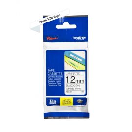 Brother: Genuine Labelling Tape Cassette – Black on White, 12mm, 8M - TZe-231