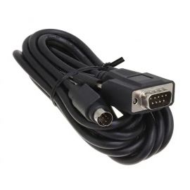 Delta: Cable Assembly D-Sub 09 Male to MiniDIN 8 Pin Male 9.84'  For HMI - UC-MS030-06A