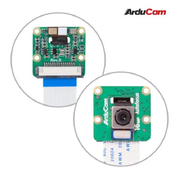 Arducam: 16MP Autofocus Camera for Raspberry Pi Nvidia Jetson